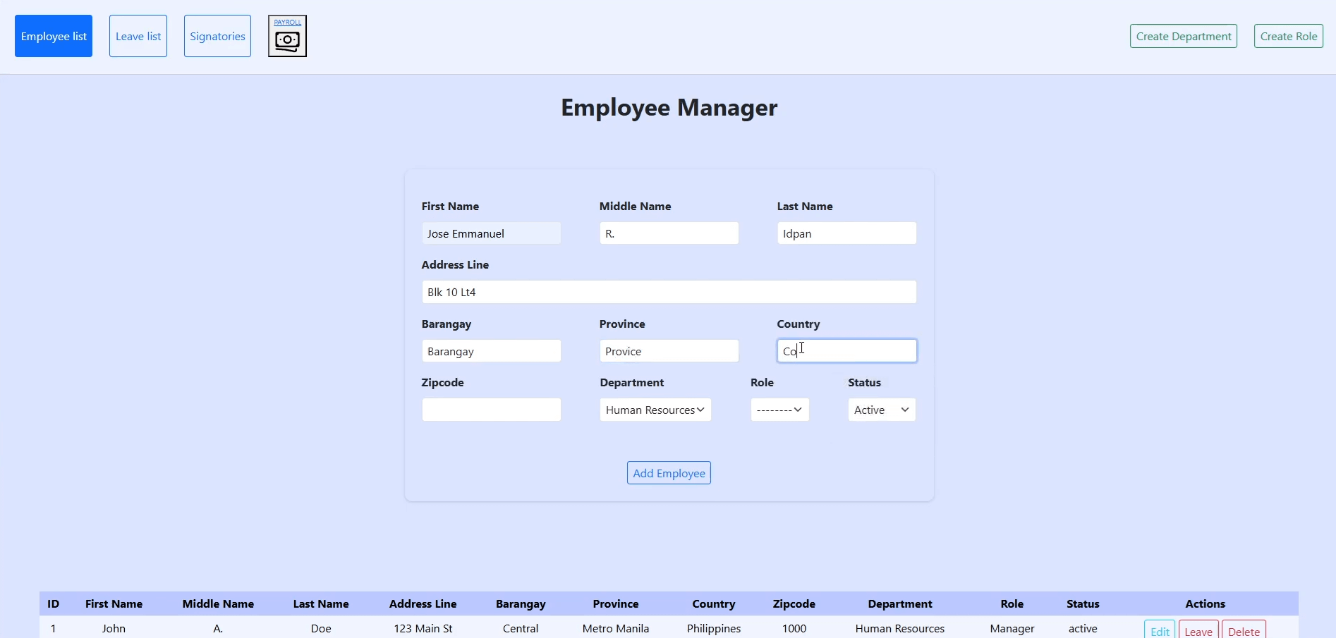 Employee Management System image 2