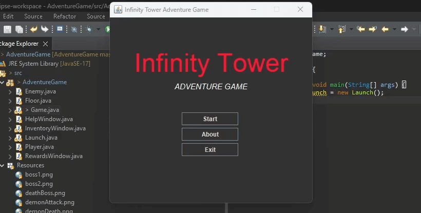 Infinite Tower Adventure Game image 2