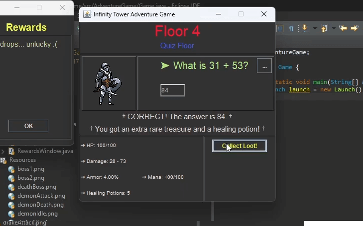 Infinite Tower Adventure Game image 5