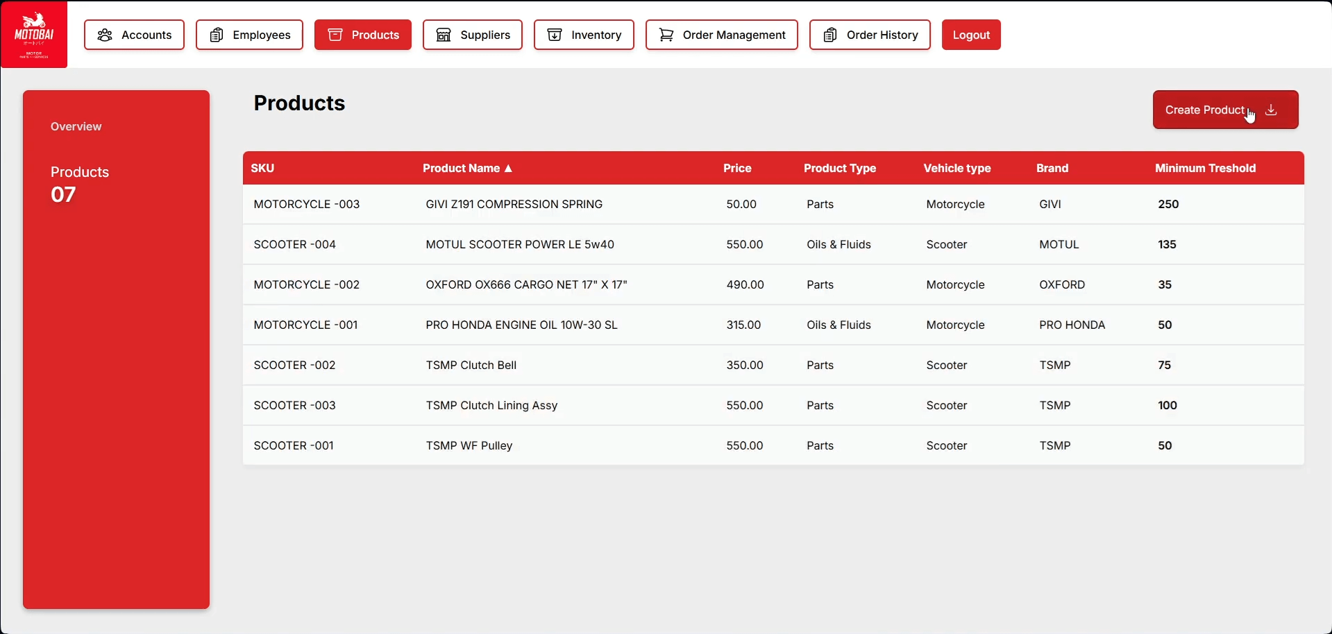 Motobai Inventory and Sales Management System image 2