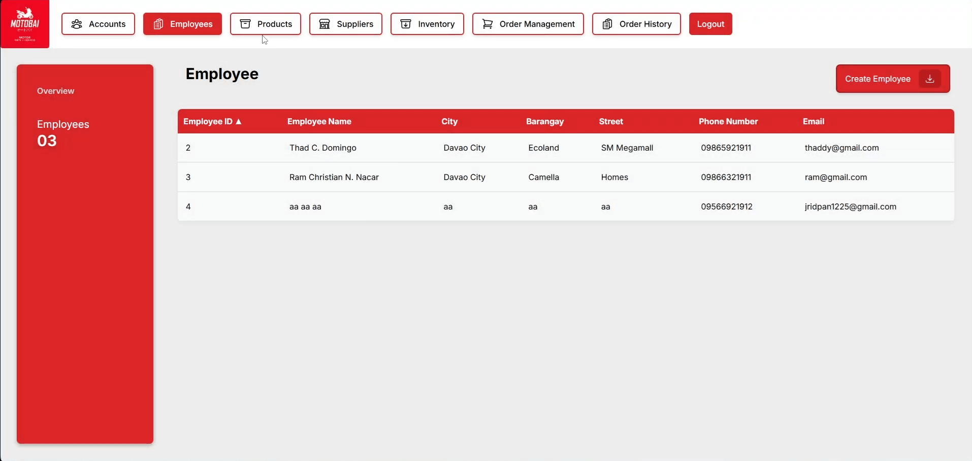 Motobai Inventory and Sales Management System image 3